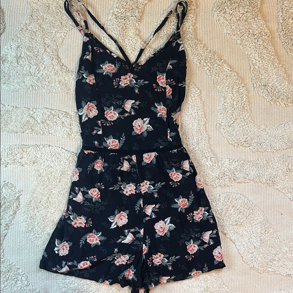 Hollister Floral Romper